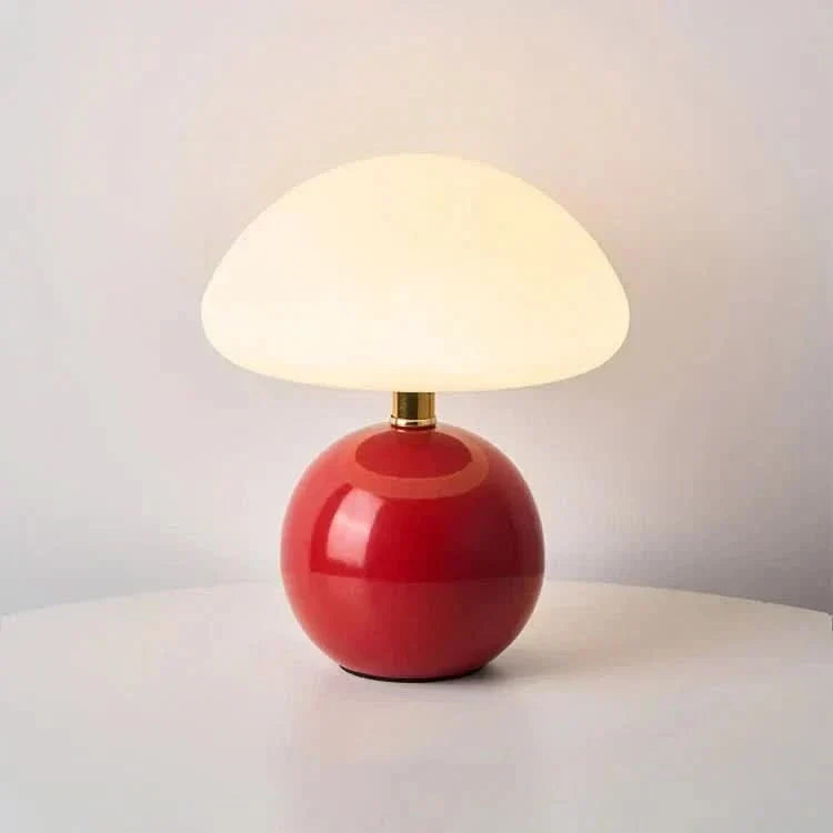 CAPLORA – Modern Mushroom Table Lamp for Gentle Ambient Glow