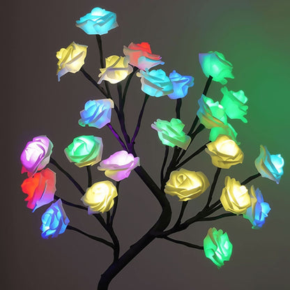 ROSEGLOW – Luz nocturna floral para una iluminación decorativa elegante