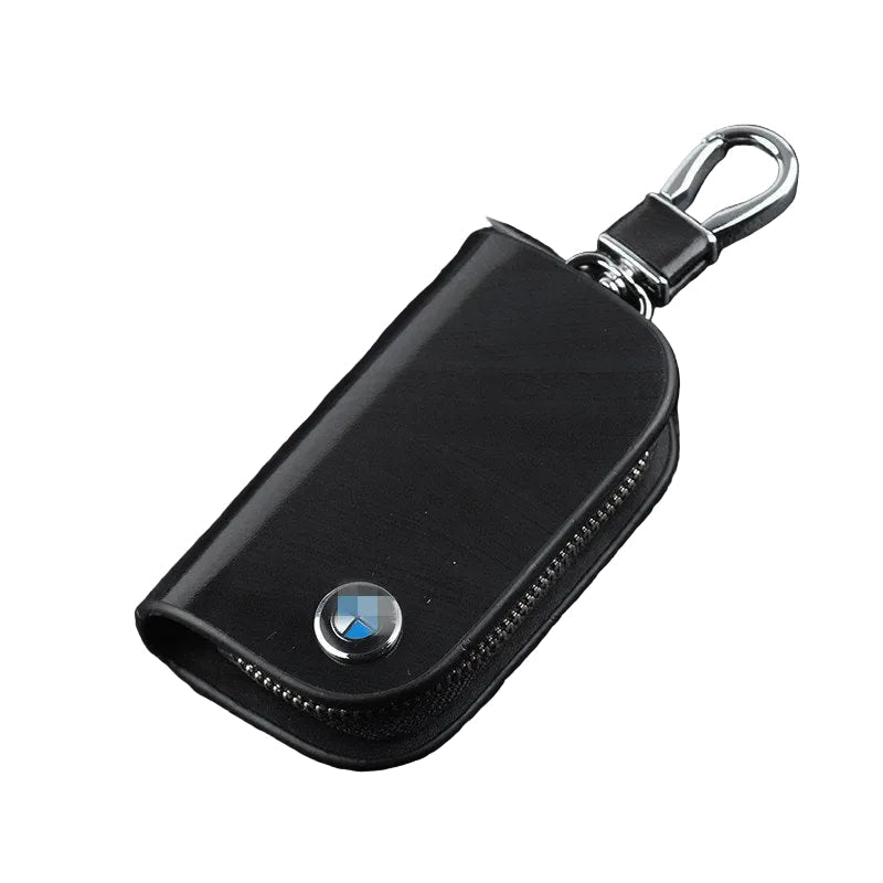 Signal Blocking Car Key Pouch with Dual-Chamber RFID Protection | Keyless Entry Anti-Theft Faraday Bag | Compact 5.5×4 in Shielded Holder