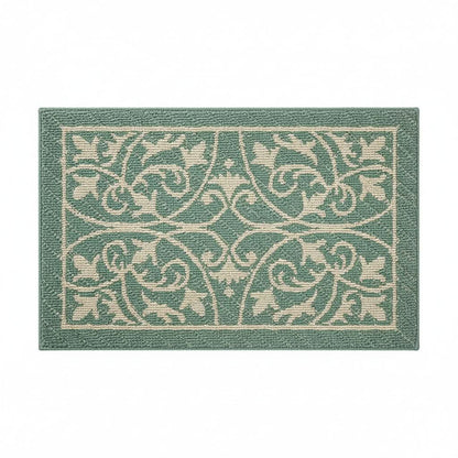 Entryway Mat with Non-Slip Rubber Backing – Low Profile Door Mat for Indoor Use – Traps Dirt & Moisture – Machine Washable
