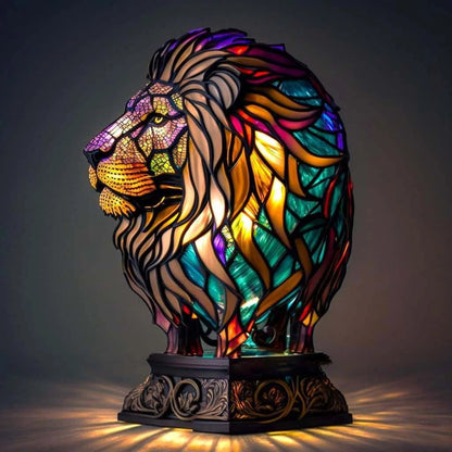 Modern Animal Art Sculpture Table Lamp with Soft LED Glow for Living Room & Bedroom Decor