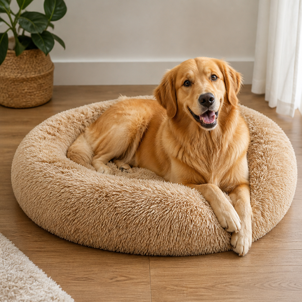 Ortekor Plush Donut Bolster Bed