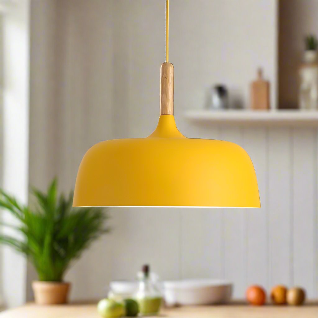 Industrial Drop Ceiling Light 13 Inch Metal Fixture Adjustable Height for Kitchen Island Dining Room Workspace Modern Minimalist Overhead Li
