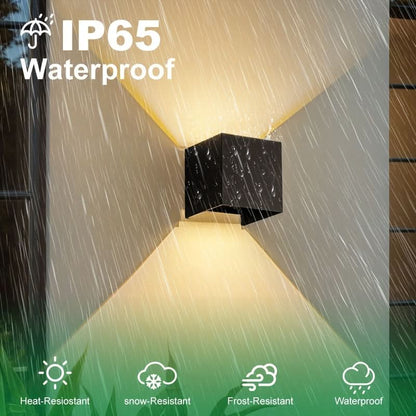 Lumeora - Square Up and Down Outdoor Wall Light