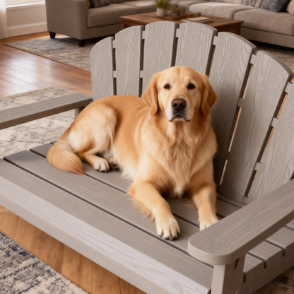 Cama de resina espaciosa apta tanto para interiores como para exteriores, fácil de mantener ya que no oculta la suciedad, resistente y estable sin riesgo de colapso, antideslizante y duradera, diseñada para perros grandes
