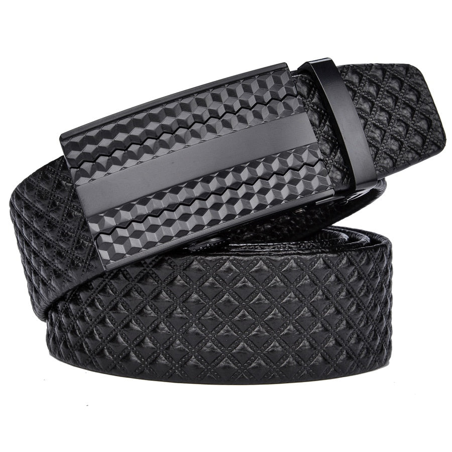 Genuine Cowhide Leather Belt for Men – Waterproof & Scratch-Resistant Everyday Wear