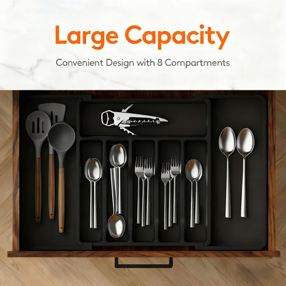 FLEXITRAY – Organizador de utensilios expandible para cajones de cocina