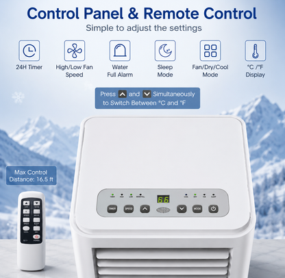 Indoor Cooler | Portable Air Conditioner with Adjustable Airflow | Efficient Cooling Solution for Home and Office
