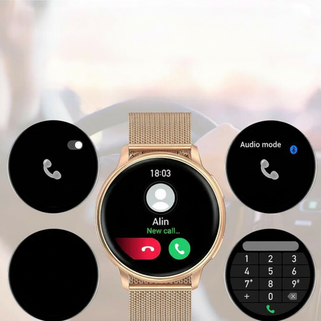Rastreador de actividad física | Reloj inteligente con monitor de frecuencia cardíaca y sueño | Diseño elegante para estilos de vida activos
