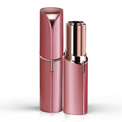 Recortador eléctrico portátil de vello facial para mujer – Depilador indoloro para cejas y vello fino de rostro, barbilla y cuello – Compacto para viajes