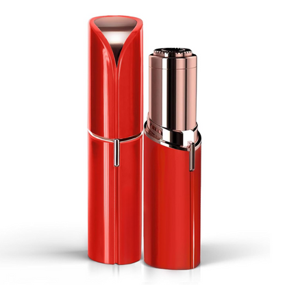 Recortador eléctrico portátil de vello facial para mujer – Depilador indoloro para cejas y vello fino de rostro, barbilla y cuello – Compacto para viajes
