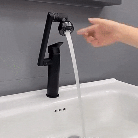 Flexible 360° Faucet Attachment with Integrated Spray Function for Effortless Cleaning