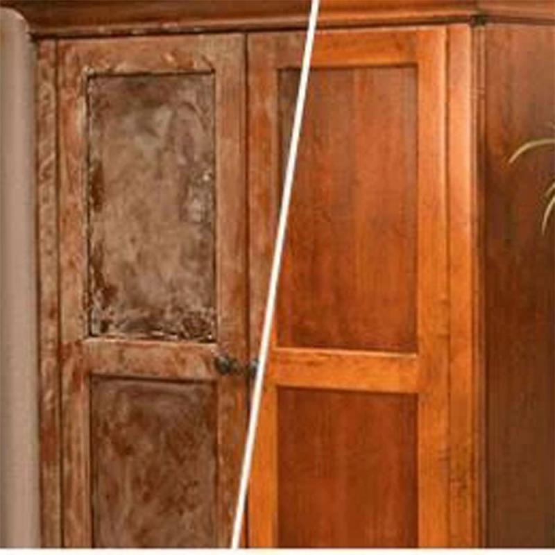 Abrillantador y restaurador de madera para pisos de madera, gabinetes y muebles: tratamiento acondicionador totalmente natural para rayones y resequedad