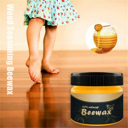Abrillantador y restaurador de madera para pisos de madera, gabinetes y muebles: tratamiento acondicionador totalmente natural para rayones y resequedad