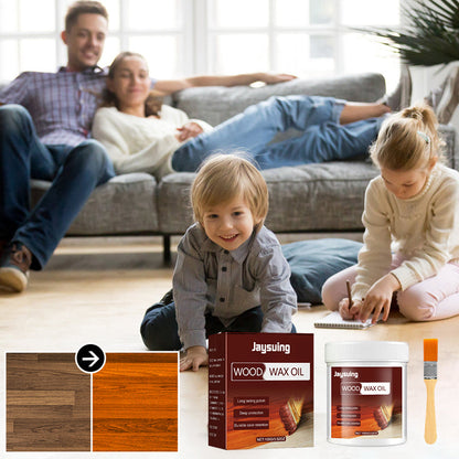 Wood Sealer and Protector Wax Oil for Decks, Fences & Outdoor Furniture – Weatherproof Finish Restores Natural Grain on Hardwood, Cedar, Pin
