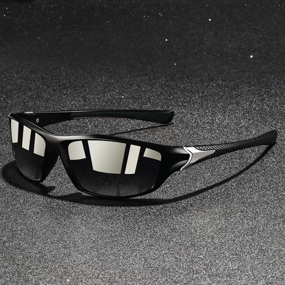 Polarized Metal Sunglasses for Men – UV400 Eye Protection & Anti-Glare Lenses