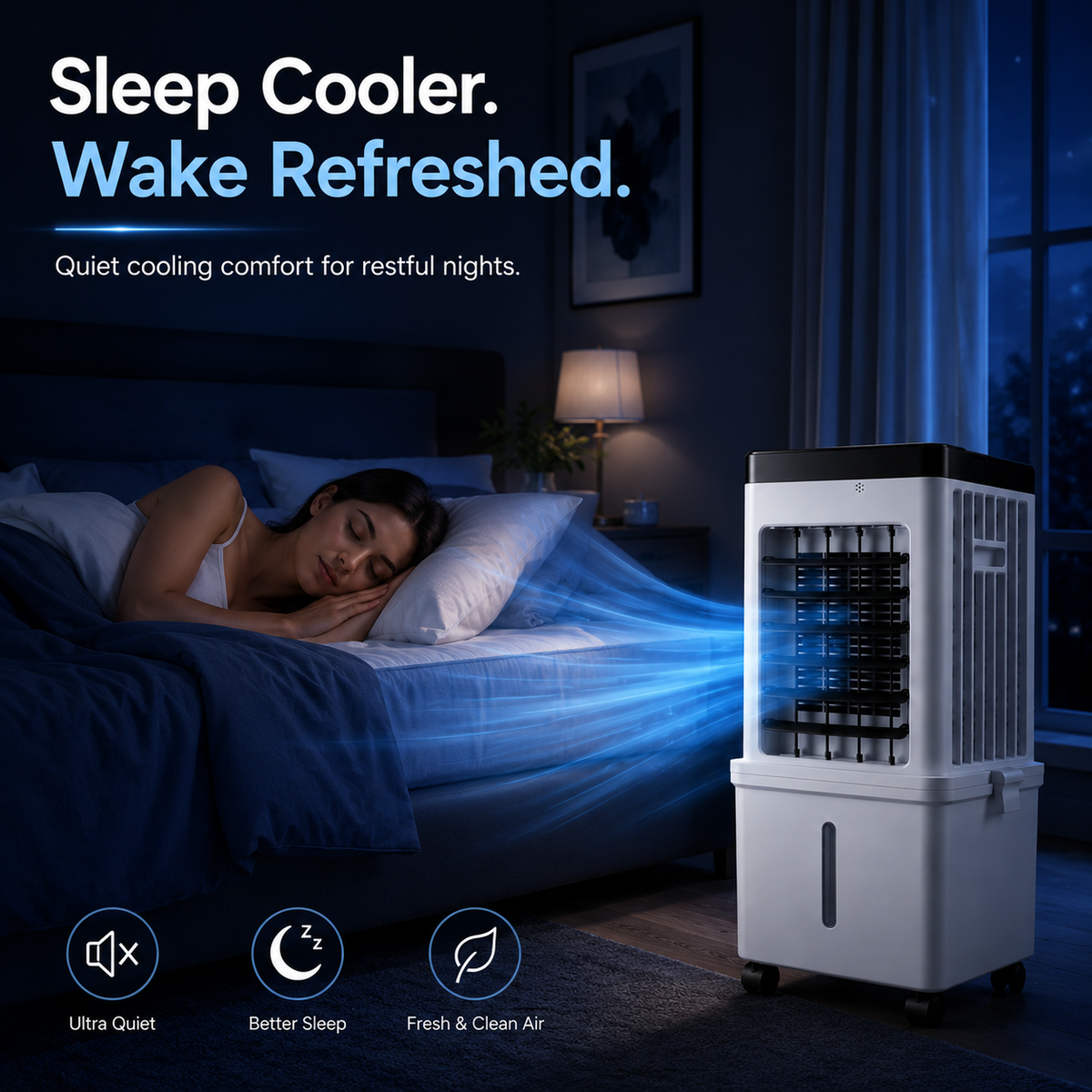 FrostAir – Enfriador de aire portátil 3 en 1, humidificador