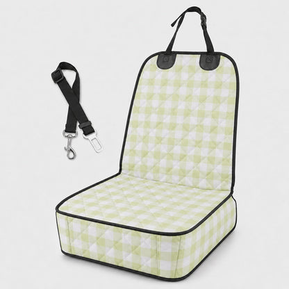 Ortekor Front Seat Pet Car Seat Cover with Seat Belt Tether - Passenger Seat Protector