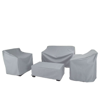 Patio Furniture Cover Waterproof Polyester UV Protection for Outdoor Table Chair Lounge Set All-Weather Heavy-Duty Yard Deck Terrace Porch G