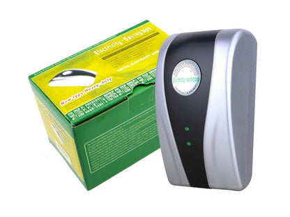 Dispositivo optimizador de energía enchufable para gestión energética doméstica y protección de electrodomésticos – Estabilizador de voltaje compacto para sala de estar y dormitorio