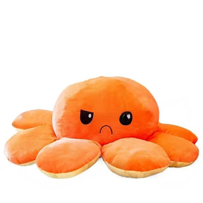 Double-Sided Emotion Plush Toy – Oversized Stuffed Animal for Feelings Expression, Room Decor & Cuddles