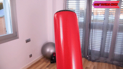 Ortekor PunchPro | Saco de boxeo inflable con base estable | Ejercicio divertido para todas las edades