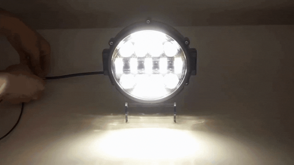 7-Inch Ultra Bright Long-Range LED Spotlight for Vehicles