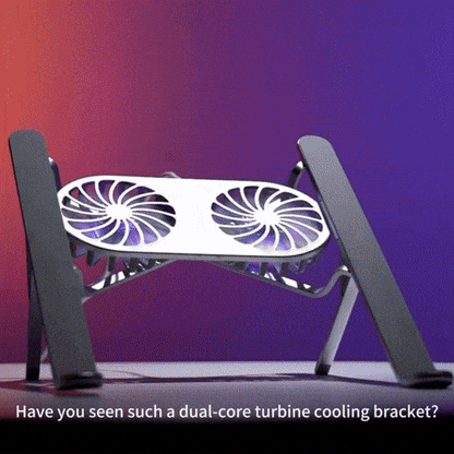 ProLift | Soporte ajustable para portátil de escritorio con ventiladores de refrigeración duales | Elevador ergonómico para mayor comodidad y rendimiento