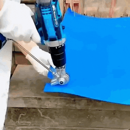 Adaptador para corte de metal | Accesorio de taladro de alta resistencia con cuchillas de alta dureza | Herramienta de precisión para trabajos en metal precisos