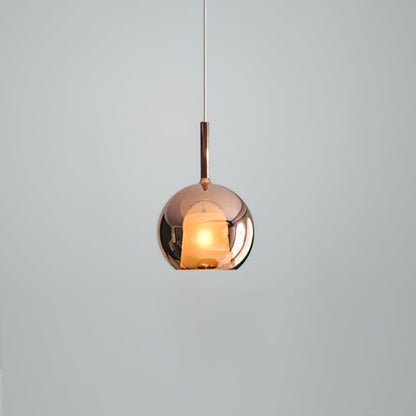 Glass Dome Hanging Ceiling Light 10 Inch for Kitchen Island Dining Room Indoor Pendant Fixture Adjustable Wire Metal Hardware