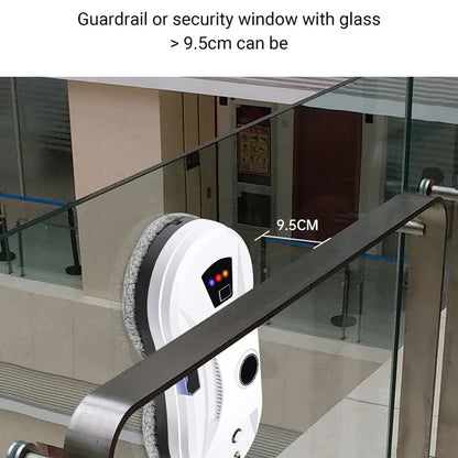 Automated Glass Cleaner Robot with AI Navigation & Spray System for Streak-Free Windows, Glass Doors, Mirrors