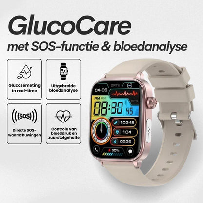 Health Monitoring Smartwatch with Emergency Alert & Automatic Fall Detection for Seniors & Adults