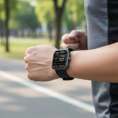 Monitor de bienestar | Reloj inteligente con seguimiento de frecuencia cardíaca y sueño | Diseño ligero para el bienestar diario