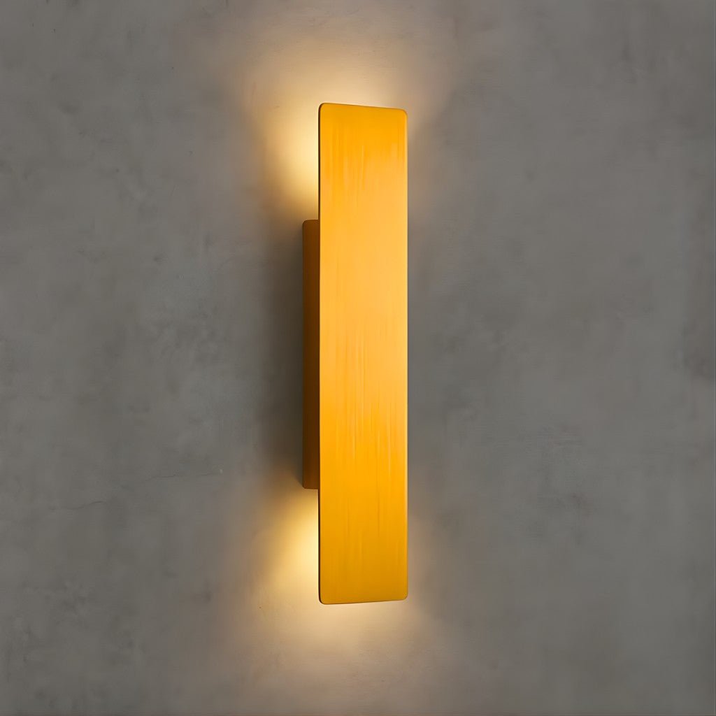 Outdoor Aluminum LED Wall Sconce Gold Finish IP65 Weatherproof Hardwired for Patio Porch Entryway 6W 18W 24W Options 2700K 6500K Lighting