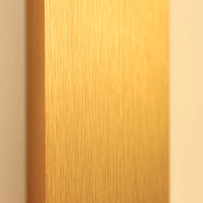 Weatherproof Aluminum Sconce with Dual-Beam LED Lighting for Patios, Entryways & Deck Walls — Gold Metal Exterior Fixture
