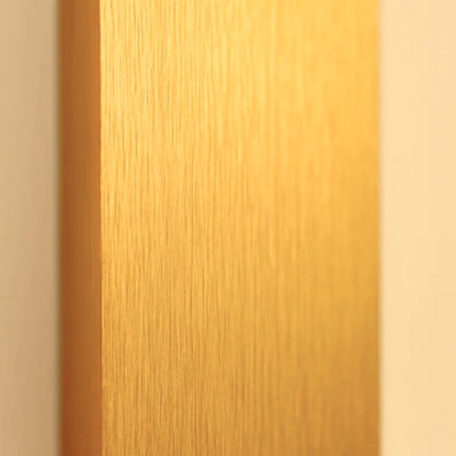 Outdoor Aluminum LED Wall Sconce Gold Finish IP65 Weatherproof Hardwired for Patio Porch Entryway 6W 18W 24W Options 2700K 6500K Lighting