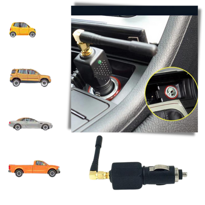 Vehicle GPS Signal Jammer Portable Privacy Device with Cigarette Lighter Adapter for Cars Trucks SUVs Anti-Tracking Protection Tool
