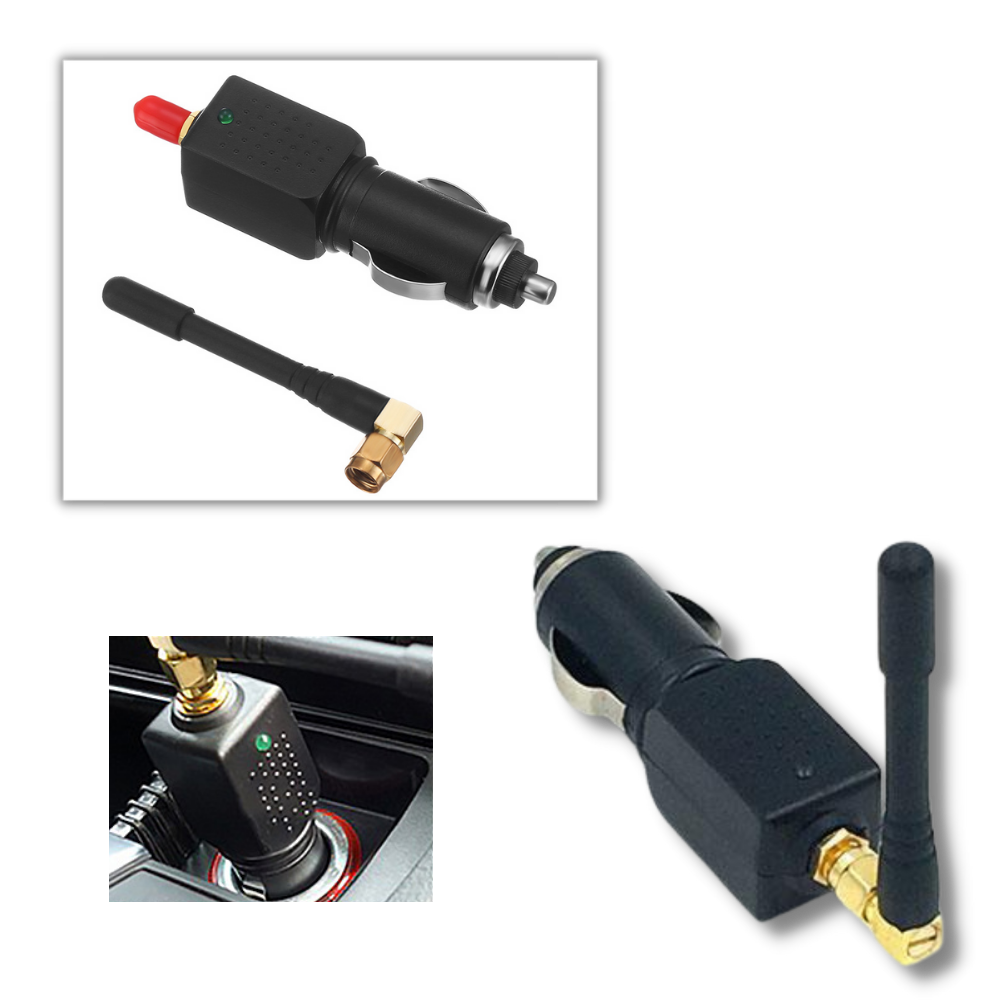 Vehicle GPS Signal Jammer Portable Privacy Device with Cigarette Lighter Adapter for Cars Trucks SUVs Anti-Tracking Protection Tool