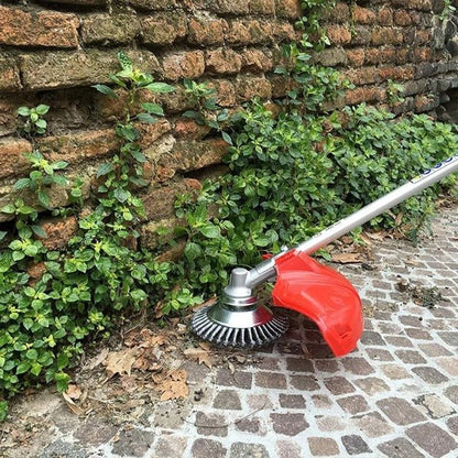 Steel Brush Blade Trimmer Head for Weed Removal & Lawn Edging 6 Inch Carbide Attachment for String Trimmers & Brush Cutters