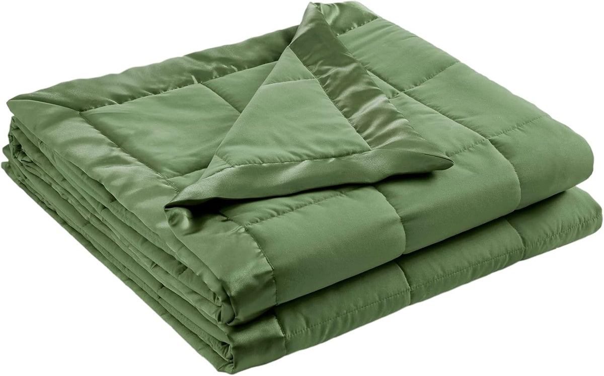 Colección Windom | Manta de plumón alternativo con tratamiento que absorbe la humedad | Cubrecama ligero y suave para todas las estaciones, ribete de satén