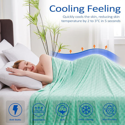 ChillEase | Manta refrescante con tecnología Arc-Chill para quienes pasan calor al dormir | Suave y transpirable para un confort durante todo el año