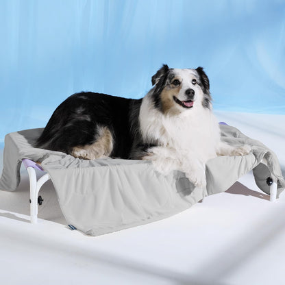 Cozy Paws | Manta refrescante para perros grandes con relleno de núcleo de aire transpirable | Alfombrilla ligera y lavable para perros para mayor comodidad en verano