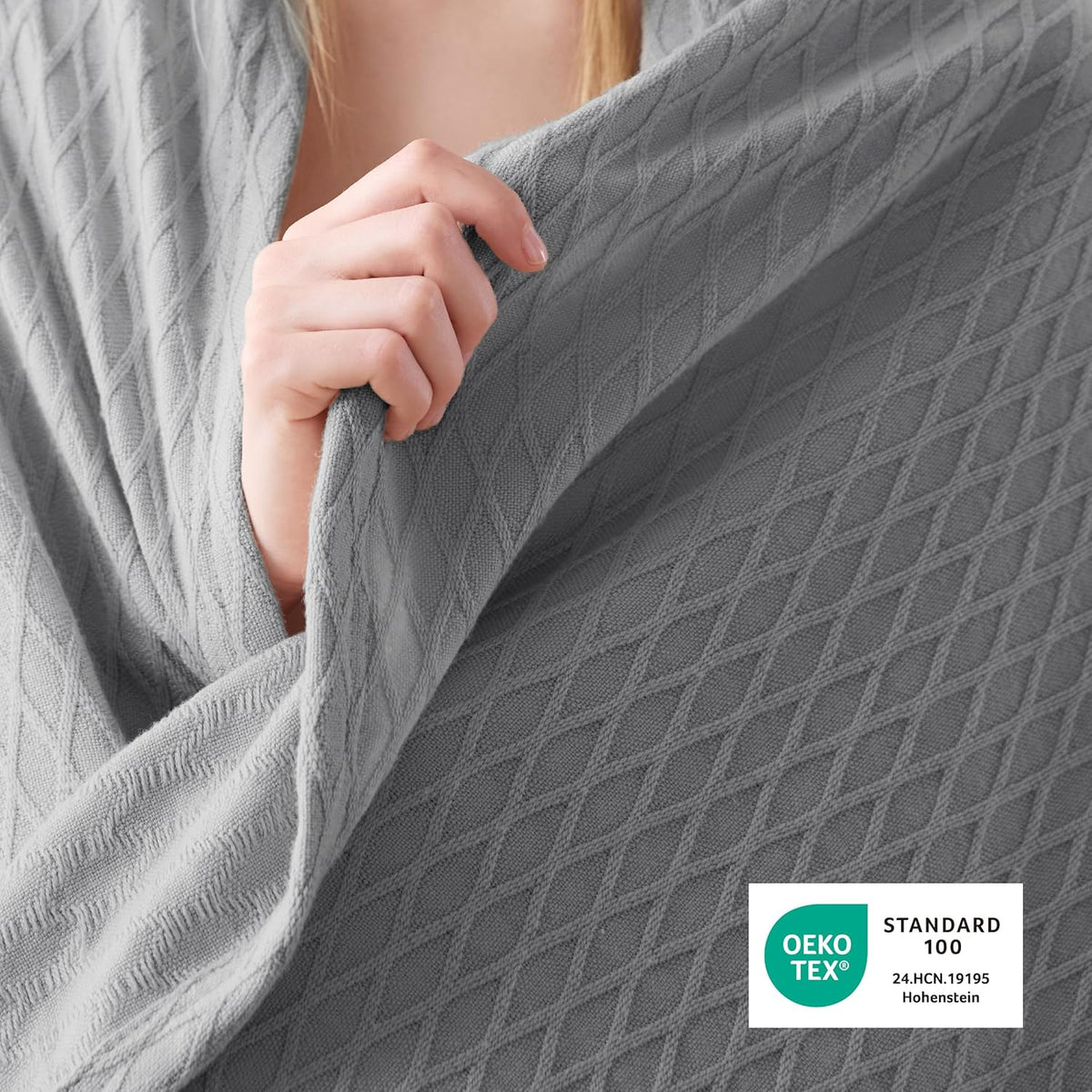 Confort acogedor | Manta de rayón de bambú refrescante para personas calurosas | Manta de verano ligera y transpirable para cama y sofá