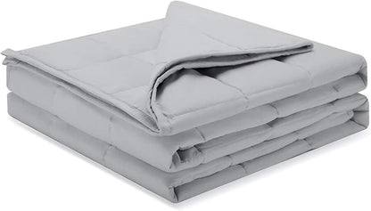 Comodidad Acogedora | Manta con peso para adultos con tela refrescante | Diseño transpirable para todas las estaciones para una relajación total