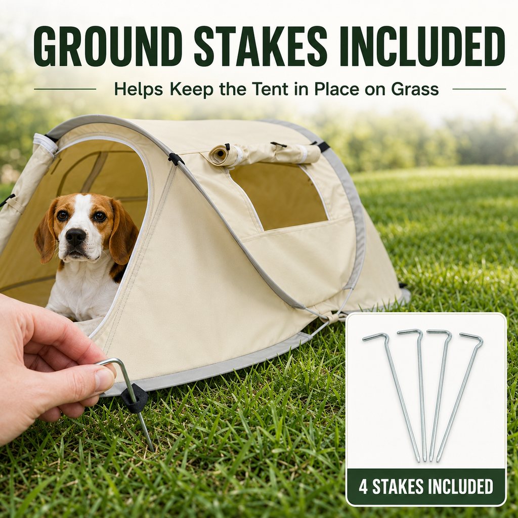 Ortekor Portable Pop-Up Pet Tent for Home, Parks & Travel - A Familiar Rest Space for Cats & Small Dogs