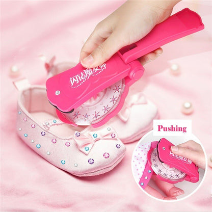 Self-Adhesive Gem Applicator Tool for Quick Hair Decoration with Reusable Sparkle Jewelry Crystals for Kids and Adults