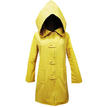 Chaqueta de cosplay | Impermeable con capucha y cierre de cremallera | Atuendo versátil para eventos temáticos