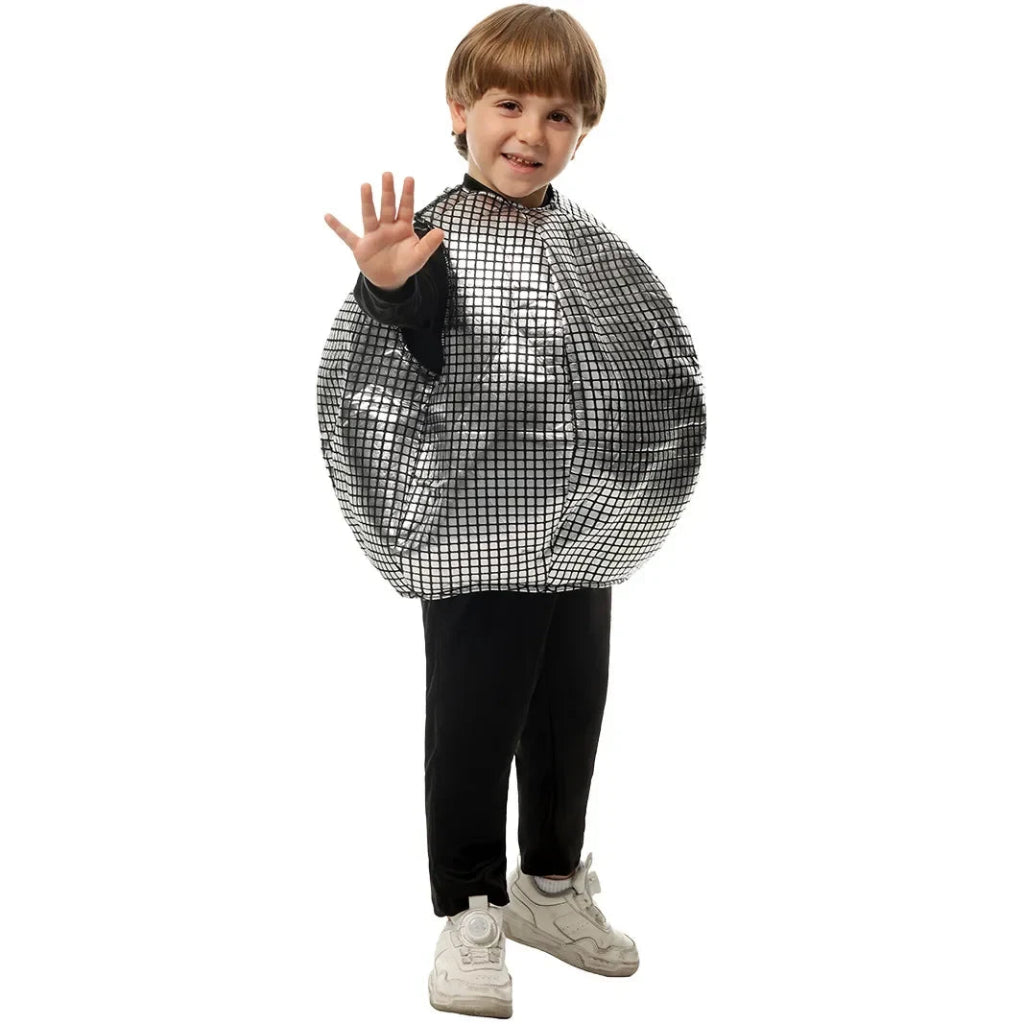 Estrella del espectáculo | Disfraz de estrella del pop para niños con diseño brillante | Perfecto para Halloween y eventos en el escenario
