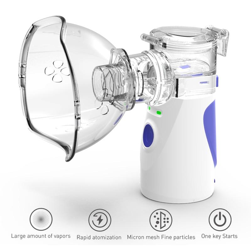 Rechargeable Mesh Nebulizer for Asthma Relief – Compact Respiratory Therapy Device for Adults & Kids