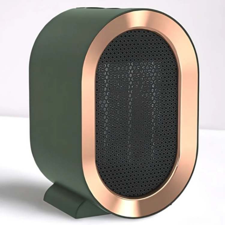 Desktop Space Heater Ceramic Electric 215 sq ft Whisper-Quiet Fan Warmer for Bedroom Office Small Rooms Low-Noise Personal Heating